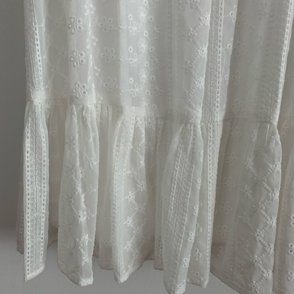 Calvin Klein Eyelet Tier-Hem Dress - Picture 5 of 9